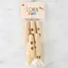 Loren Crafts 8li Ahşap Çoban Düğme - 1003