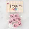 Loren Crafts 8li Araba Düğme - 1029