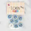 Loren Crafts 8li Balık Düğme - 1160