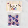 Loren Crafts 8li Balık Düğme - 1163