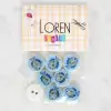 Loren Crafts 8li Balık Düğme - 1182