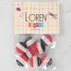 Loren Crafts 8li Desenli Düğme - 1090