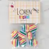 Loren Crafts 8li Desenli Düğme - 1097