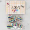 Loren Crafts 8li Desenli Düğme - 1104