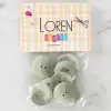 Loren Crafts 8li Düğme Yeşil- 1127