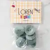 Loren Crafts 8li Düğme Yeşil - 1138