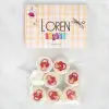 Loren Crafts 8li Emzik Düğme - 1005