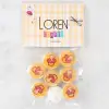 Loren Crafts 8li Emzik Düğme - 1011