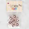 Loren Crafts 8li Gülen Yüz Düğme - 1026