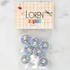 Loren Crafts 8li Köpek Düğme - 1243