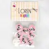 Loren Crafts 8li Panda Düğme - 1030