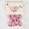 Loren Crafts 8li Panda Düğme - 1051