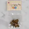 Loren Crafts kahverengi 8 li düğme - 243