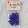 Loren Crafts saks mavi 8 li çoban düğmesi - 88