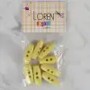 Loren Crafts sarı 8 li çoban düğmesi - 67