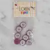 Loren Crafts vişne çürüğü 8 li yuvarlak düğme - 44