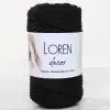 Loren Decor 3 Büküm Makrome İpi Siyah - L006