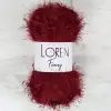 Loren Furry Bordo El Örgü İpi - RF026 - 34054