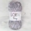 Loren Furry Gri El Örgü İpi - RF006 - 34045