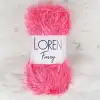 Loren Furry Koyu Pembe El Örgü İpi - RF016 - 34050