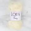 Loren Furry Krem El Örgü İpi - RF065 - 34062