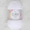 Loren Lamb Beyaz El Örgü İpi - R001 - 34418