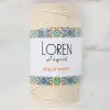 Loren Macrame Krem El Örgü İpi - RM 016