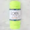 Loren Macrame Neon Sarı El Örgü İpi - L114