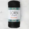 Loren Macrame Siyah El Örgü İpi - RM 001 - 34323