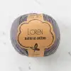 Loren Natural Cotton Antrasit El Örgü İpi - R082 - 33899