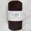 Loren Polyester Soft Macrame Koyu Kahverengi El Örgü İpi - LM034 - 34440