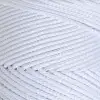 Loren Polyester Soft Macrame Optik Beyaz El Örgü İpi - LM001 - 34426