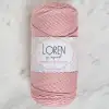 Loren Polyester Soft Macrame Pembe El Örgü İpi - LM042 - 34446