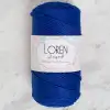 Loren Polyester Soft Macrame Saks Mavisi El Örgü İpi - LM029 - 34435