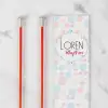 Loren Rythm 2,5mm Kırmızı Renkli Metal Örgü Şişi
