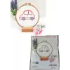Nakış Kitleri Kasnaklı 8.6 X 6 cm Araba
