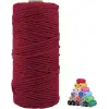 Pamuk Makrome 2 mm Bordo