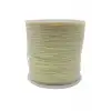 Paraşüt İpi, Bileklik-Kolye örgü ipi 1 mm 50 metre Krem