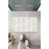 Pudra Kapı Önü Paspası Modern Desen  K-3243