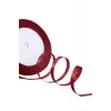 Saten Kurdele 3 cm 10 Metre Bordo