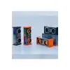 Şeffaf Mecha Müzik Tws Stereo Rgb İşıklı Hoparlör Kablosuz Bluetooth 5.0 Taşınabilir Hoparlör V9