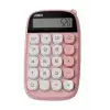 Sevimli Kare Tuşlu 10 Haneli Ldc Ekran Hesap Makinası Pembe