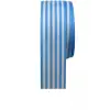 Tafta Çizgi Desen Kurdele 25 mm Mavi 1 Metre