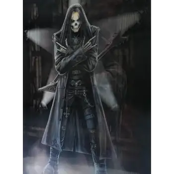 3 Boyutlu Resim 3 Farklı Resim Değişenli Kuru Kafa Tablosu 30x40 Cm