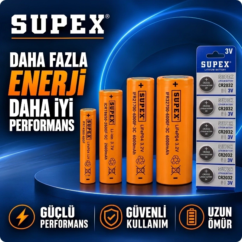 SUPEX PİLLER