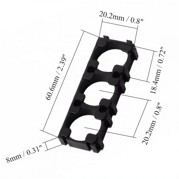 18650 Li-ion Pil Tutucu Braket 3lü