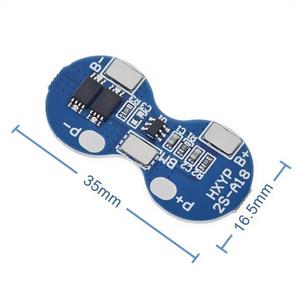 2S 4A 7.4V Li-ion Li-Po BMS Batarya Koruma Devresi