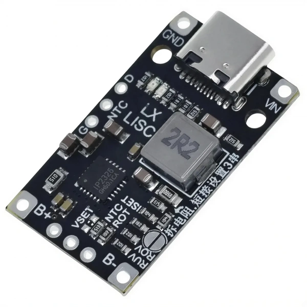 2S 7.4V 1A Type-C Balanslı Li-ion Li-Po Pil Şarj Modülü