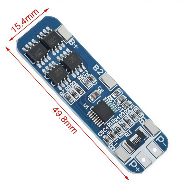 3S 10A 11.1V Li-ion Li-Po Balanslı BMS Batarya Koruma Devresi