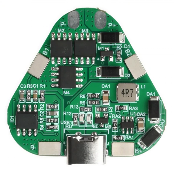 3S 20A 11.1V Li-ion Li-Po Type-C Girişli BMS Batarya Koruma Devresi